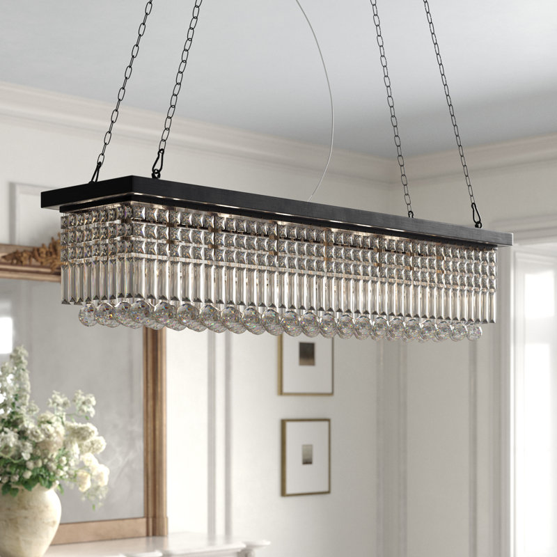 Kelly Clarkson Home 8 Light Kitchen Island Rectangle Pendant